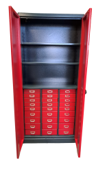 Skri�a SCHUBA, 27-z�suvkov� skri�a , RAL 7016/3000