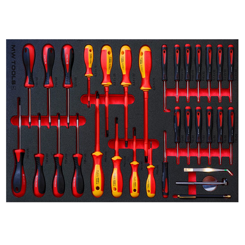 211-dielna PROFI sada n�radia MW TOOLS � dielensk� n�radie do voz�ka / servisn� sada 02