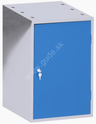 Skrinka 1  dverov po zem, RAL 7035/5015