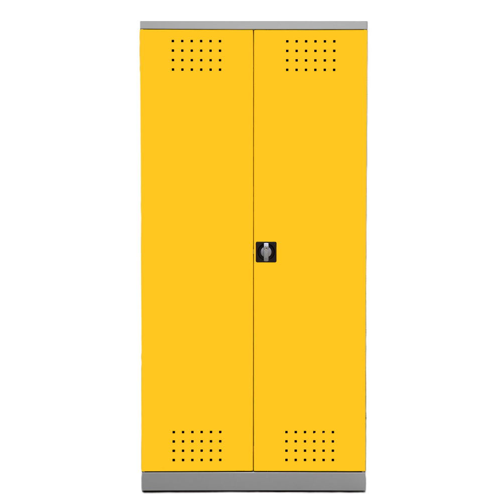 Kovov� chemick� skri�a 580, 3+1 va�i�ka, perforovan� dvere, uzamykate�n�, RAL 7035/1021