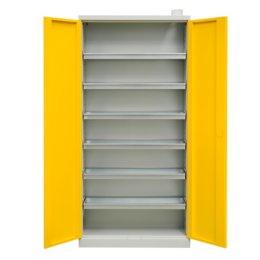 Kovov� chemick� skri�a s kom�nom, uzamykate�n� 02