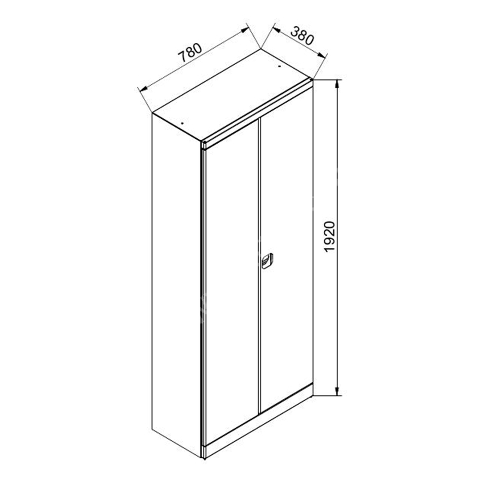 Kovov� dielensk� skri�a na n�radie UNIVERSAL 380, uzamykate�n� 05