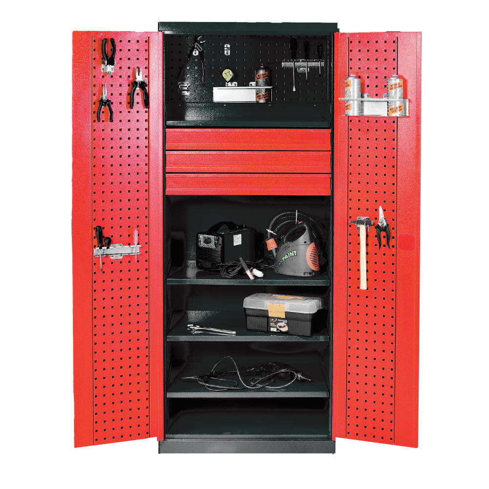 Kovov� dielensk� skri�a na n�radie UNIVERSAL 580, uzamykate�n�, RAL 7016/3000