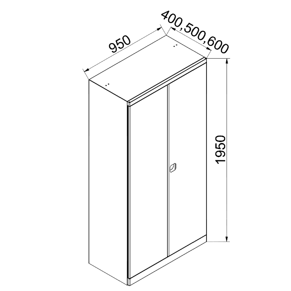 Kovov� kancel�rska archiva�n� skri�a 04