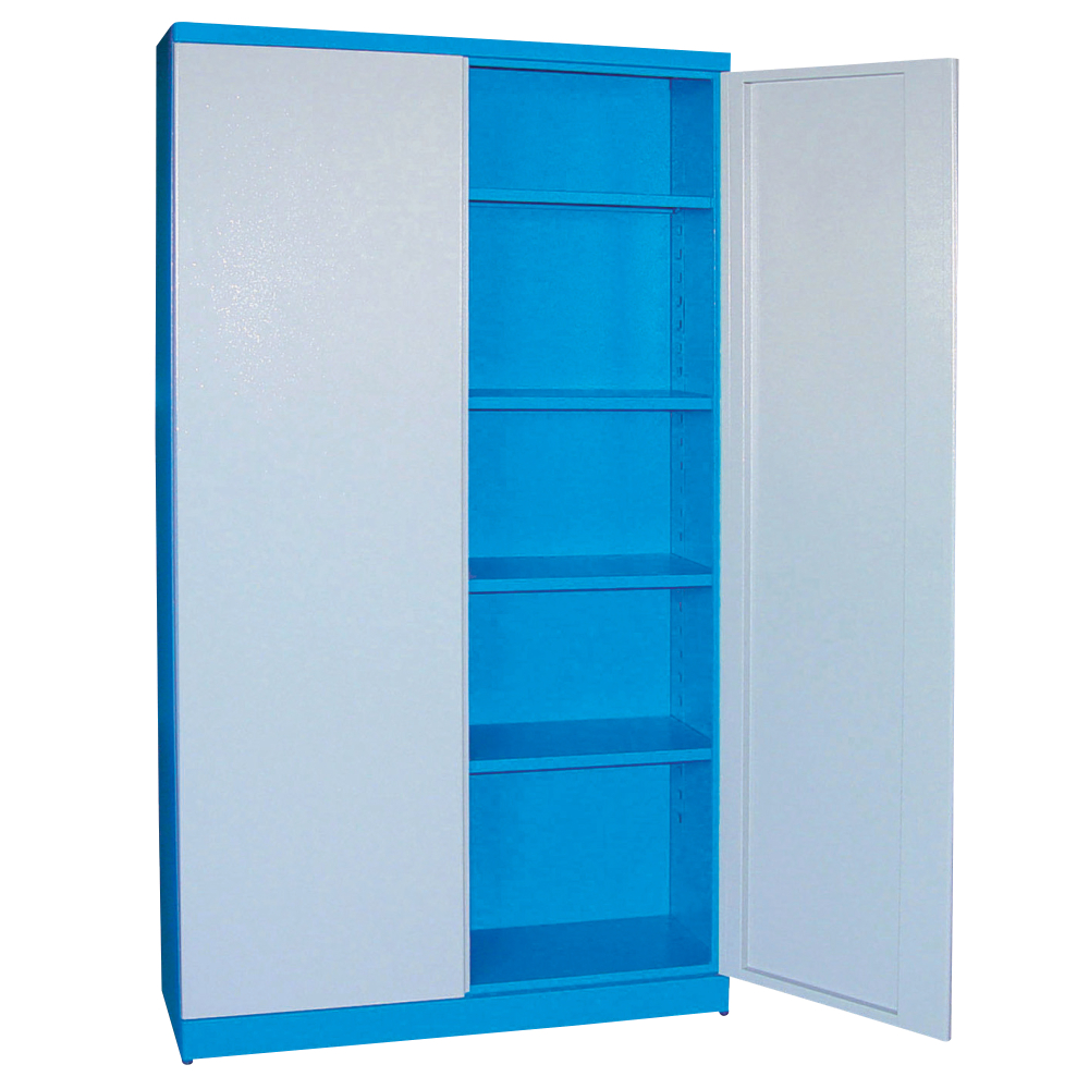 Kovov� kancel�rska skri�a Typ CB, uzamykate�n�, RAL 5015/7001