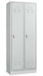 Kovov� �atn�kov� skri�a 2-dverov�, na sokli, RAL 7035/7035, CYL