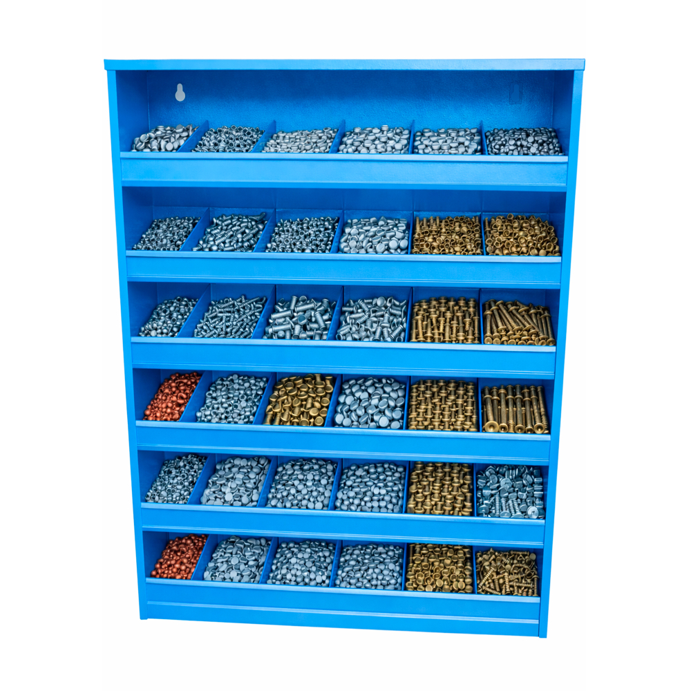 Kovov� dielensk� organiz�r na spojovac� materi�l a s��iastky - 36 priehradiek 01