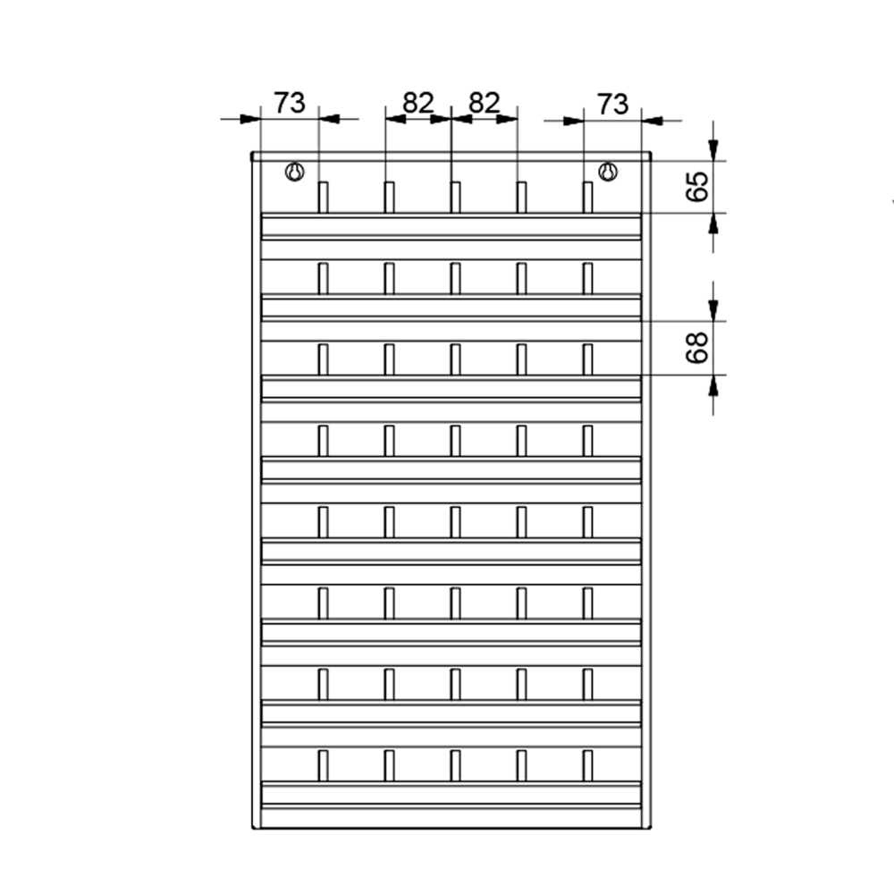 Kovov� dielensk� organiz�r na spojovac� materi�l a s��iastky - 48 priehradiek 03