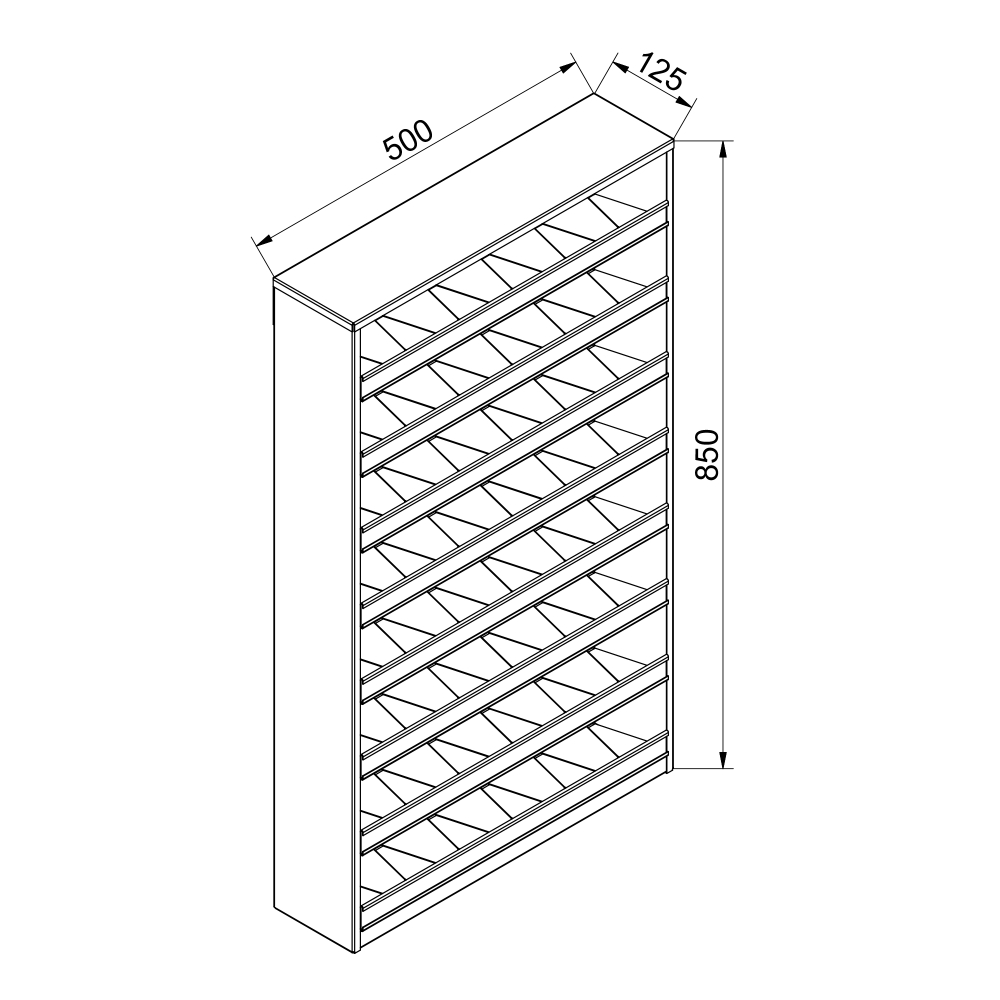 Kovov� dielensk� organiz�r na spojovac� materi�l a s��iastky - 48 priehradiek 02