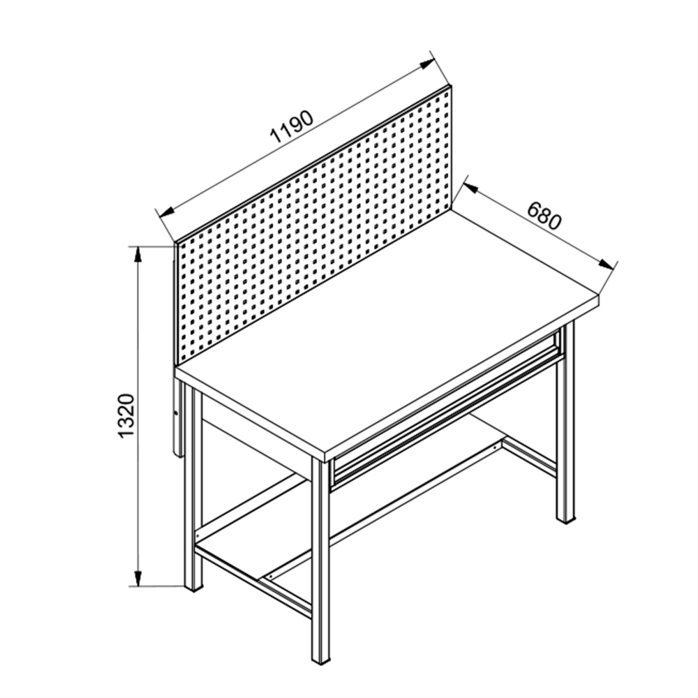 Zostava dielensk�ho n�bytku PREMIUM LINE 1Z